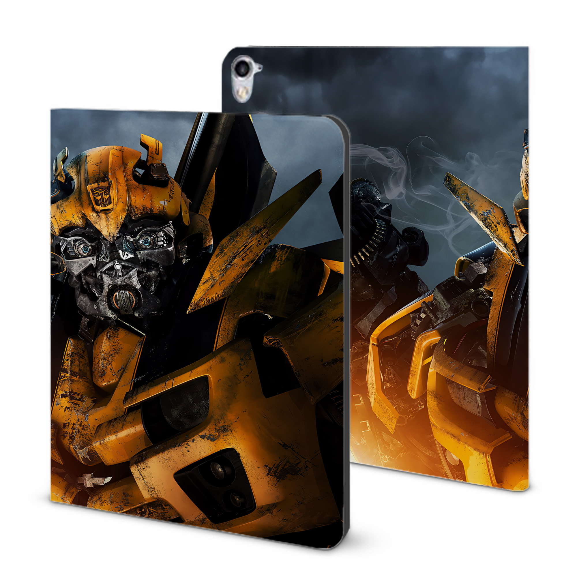 （画像用） Transformers トランスフォーマー IPad ケース ブック型 PUレザー TPU 耐衝撃 軽量 薄型 ペン収納なし 全面保護 IPad 各モデル対応